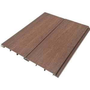 Panneau composite bois brun horizontal